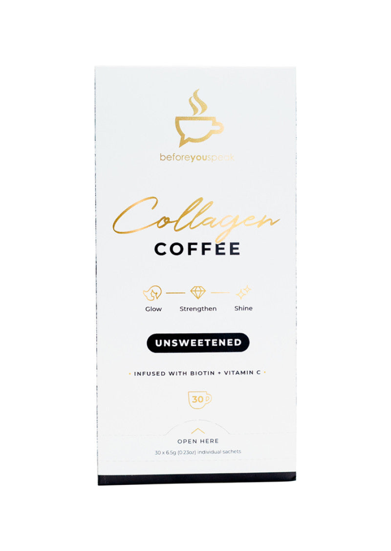 Before You Speak Coffee Collagen Unsweetened 6.5g x 30 Pack