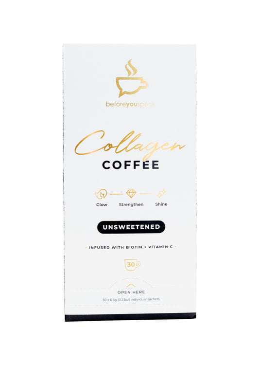 Before You Speak Coffee Collagen Unsweetened 6.5g x 30 Pack