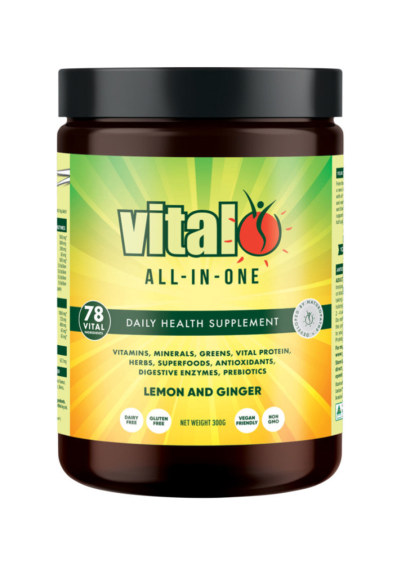 Vital All in One (Greens) Lemon and Ginger 300g