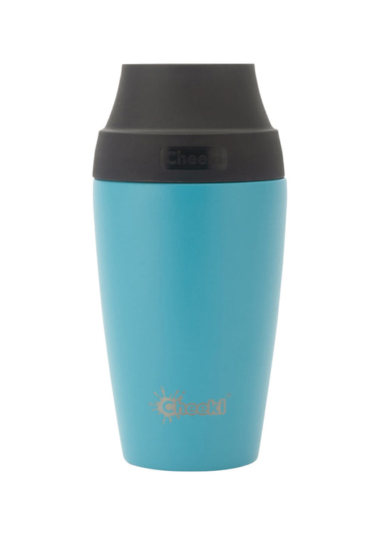 Cheeki Insulated Coffee Mug Aqua 350ml