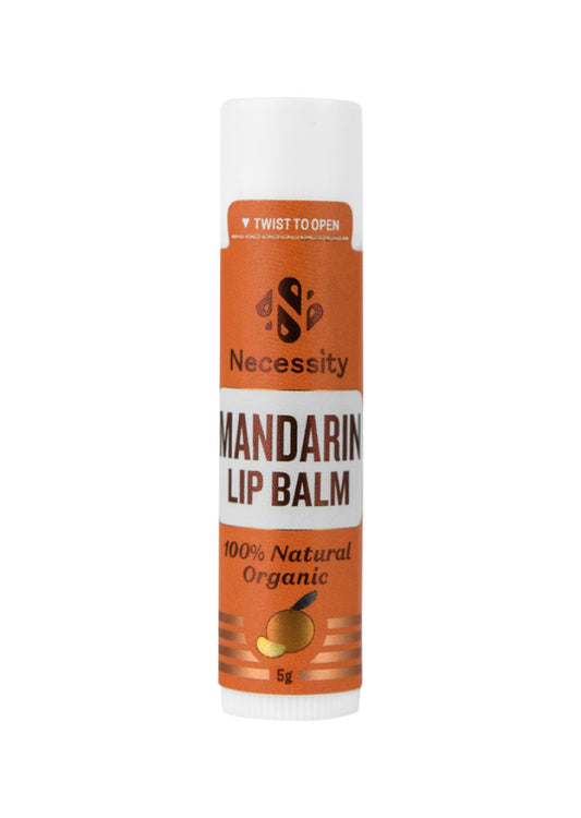 Necessity Organic Lip Balm Mandarin 5g