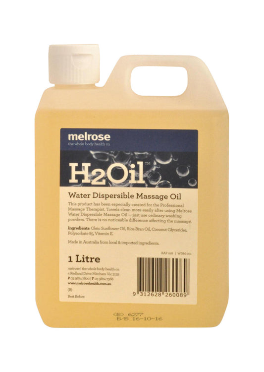 Melrose Massage Oil H2oil Water Dispers 1l