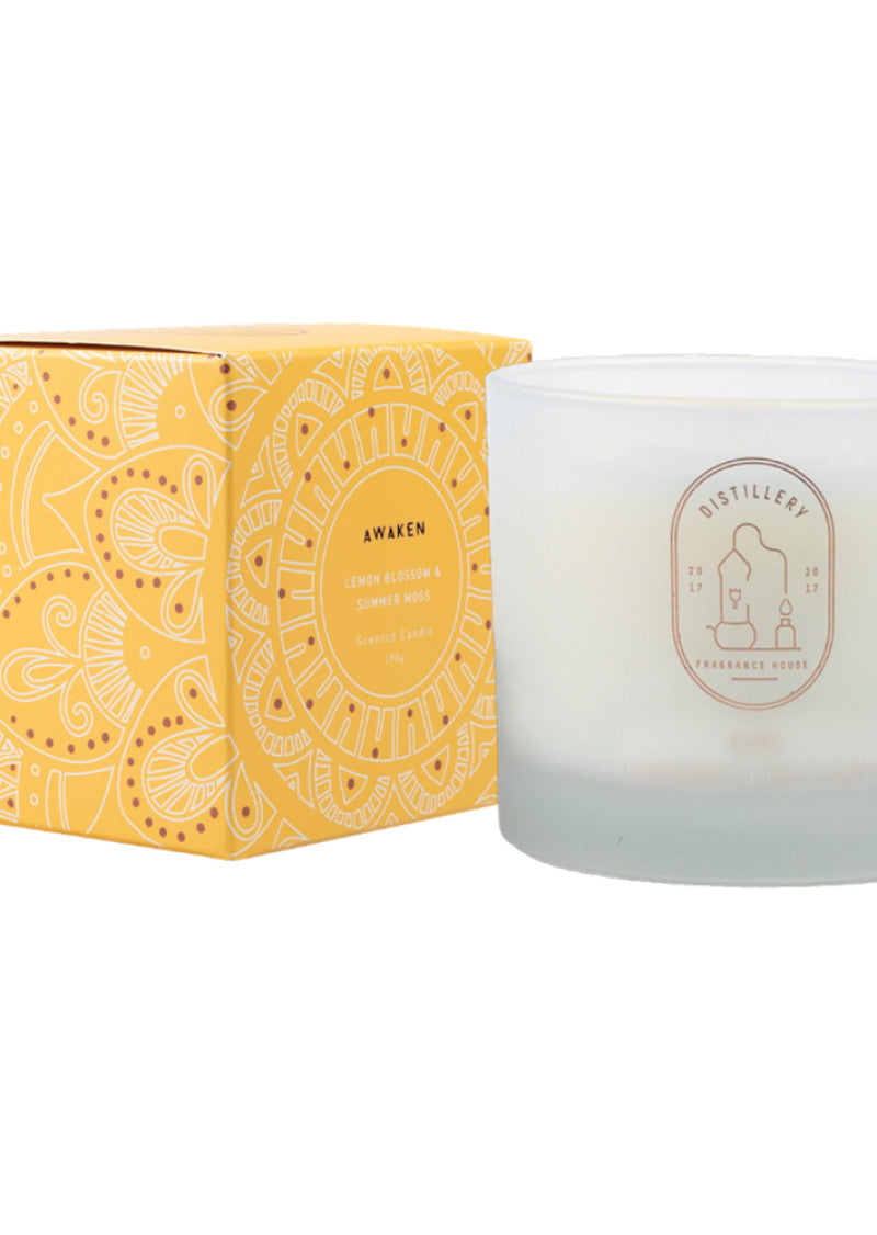 Distillery Soy Candle Awaken Lemon Blossom 190g