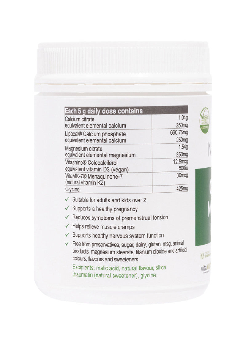 NaturoBest Calcium and Magnesium Plus K2 and D3 300g