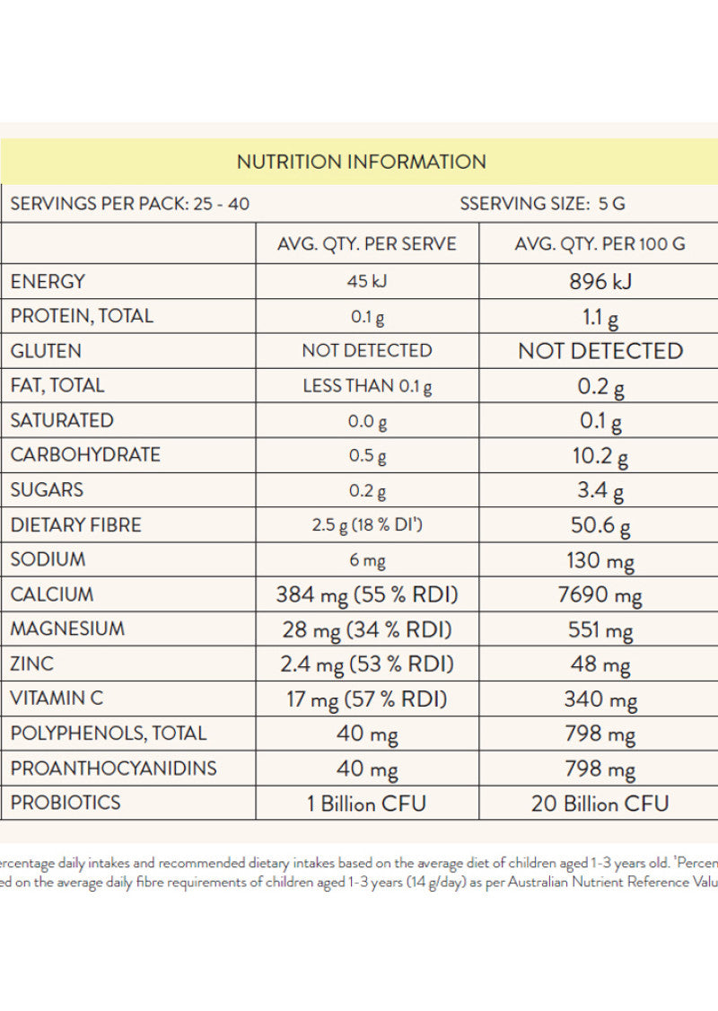 Nutra Organics Kids | Super Tummy Unflavoured 125g