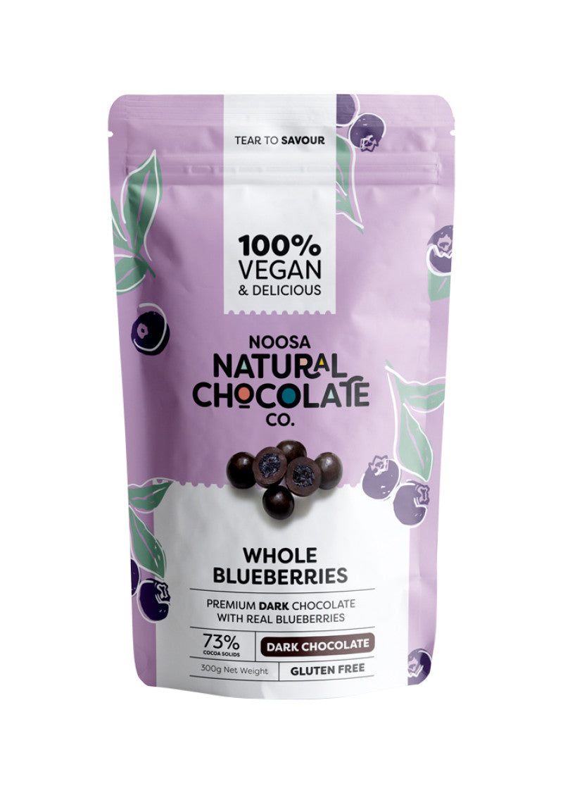 Noosa Natural Dark Chocolate Whole Blueberries 300g