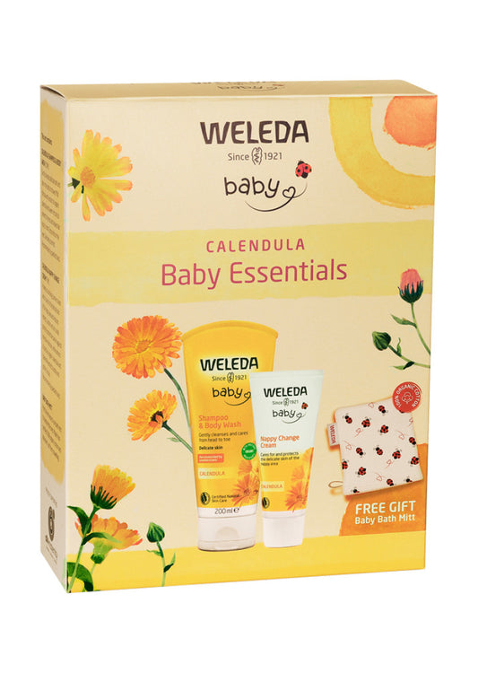 Weleda Baby Org Calendula Baby Essentials Pack