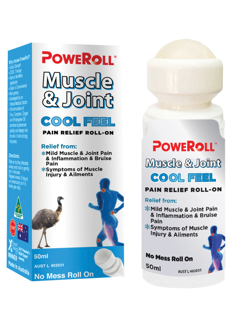 PoweRoll Pain Relief Oil Cool Roll On 50ml