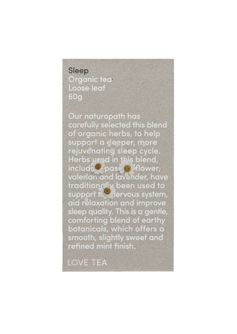 Love Tea Organic Sleep Loose Leaf 60g