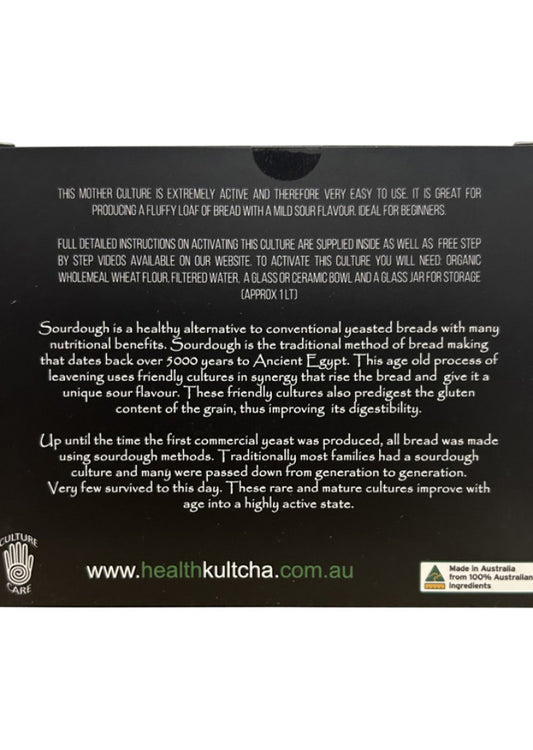 Health Kultcha Organic Ancient Sourdough Culture