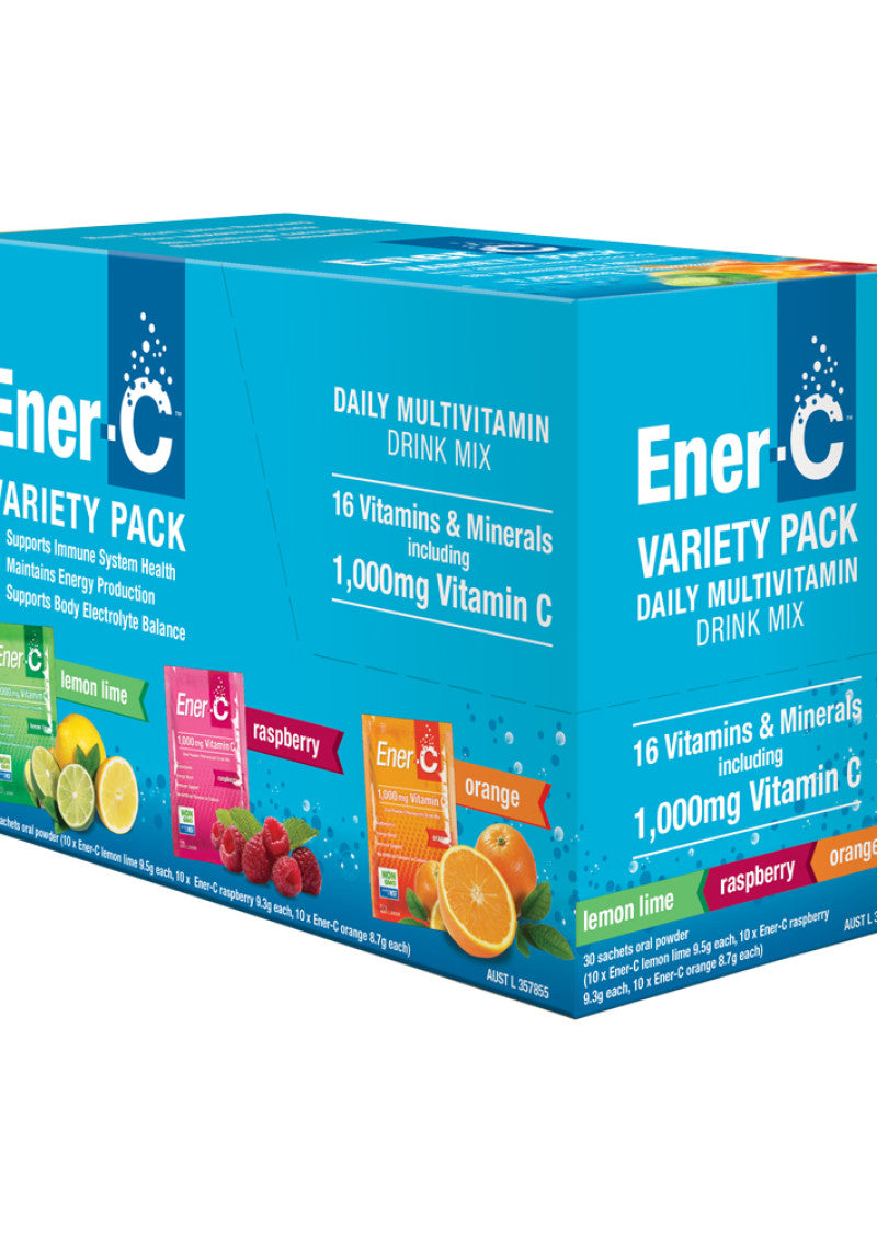 Martin Pleasance Ener C Vit C Variety Pack (Daily Multivitamin) Sachet x 30 Pack