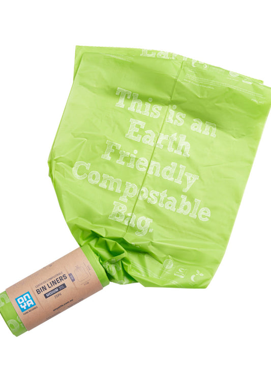 Onya Compostable Bin Liners Medium 30L x 25pk