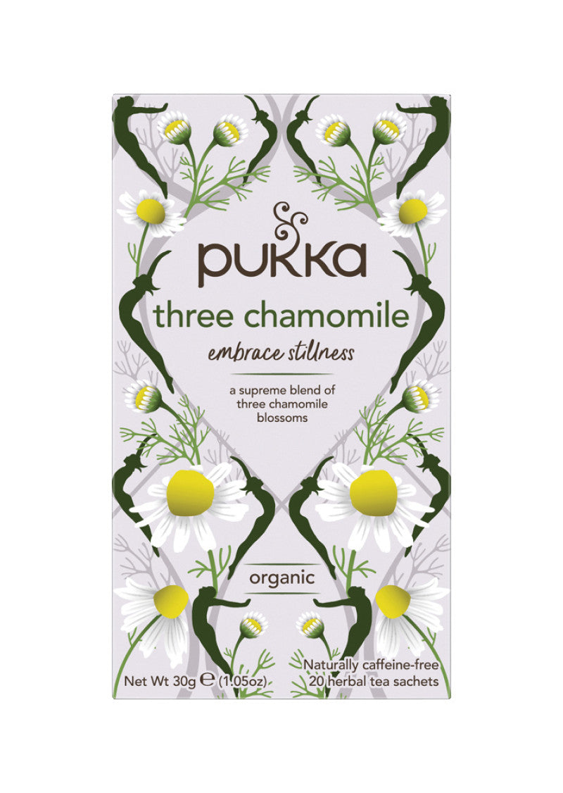 Pukka Org Three Chamomile x 20 Tea Bags