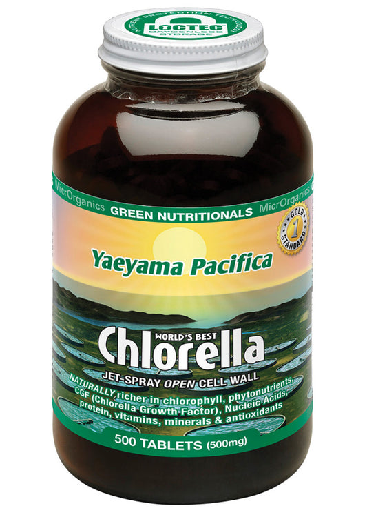 Green Nutritionals Chlorella Yaeyama Pacifica 500t