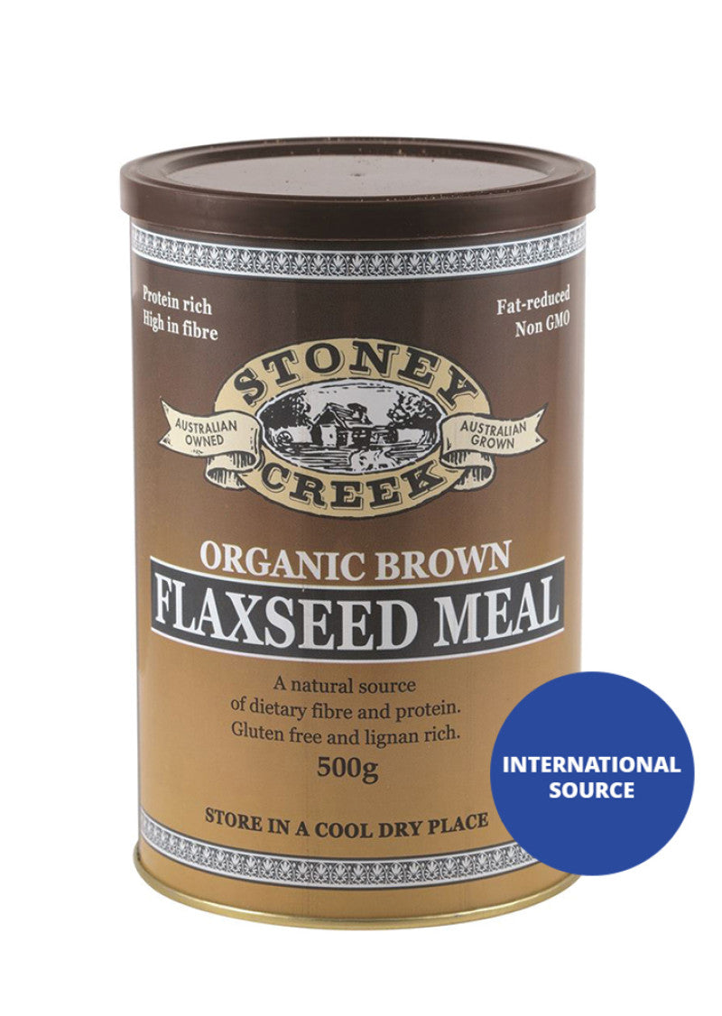 Stoney Creek Organic Flaxseed Meal Brown 500g