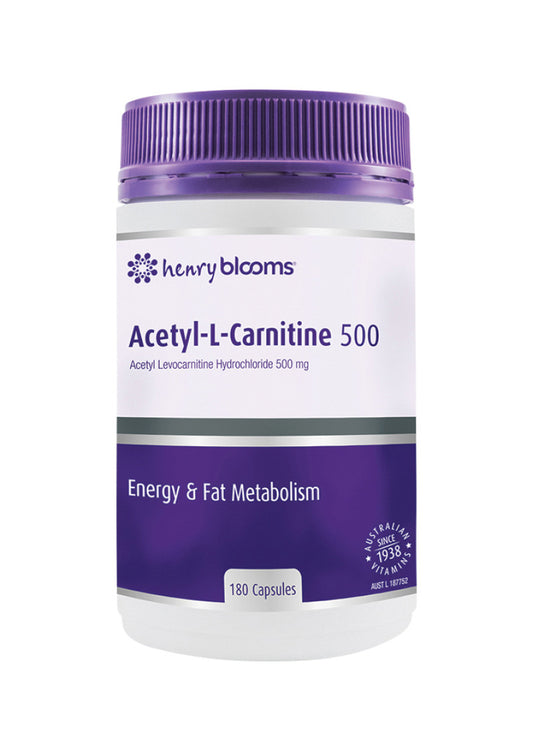 H.Blooms Acetyl L Carnitine 500 180c