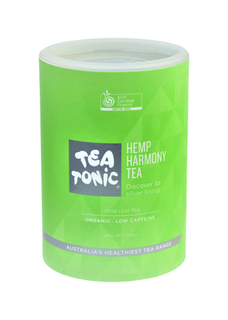 Tea Tonic Organic Hemp Harmony Tea Tube 200g