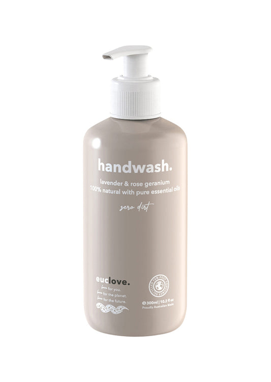 Euclove Hand Wash Lavender and Rose Geranium Pump 300ml