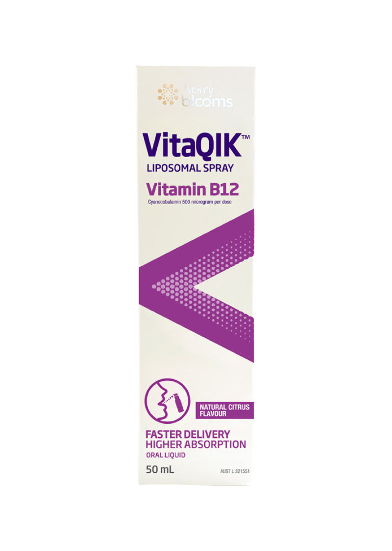 H.Blooms VitaQIK Liposomal Spray Vitamin B12 50ml