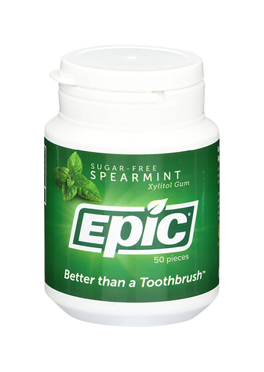 Epic Gum Xylitol Spearmint 50 Piece Tub