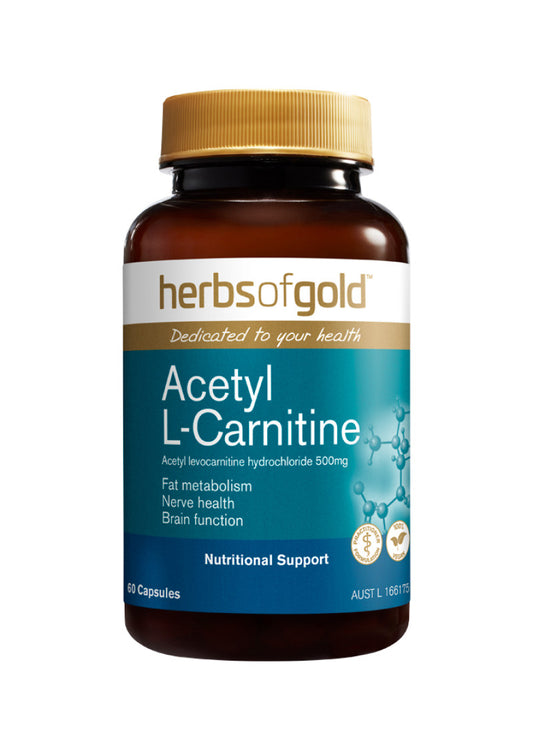 Herbs Of Gold Acetyl L Carnitine 60c