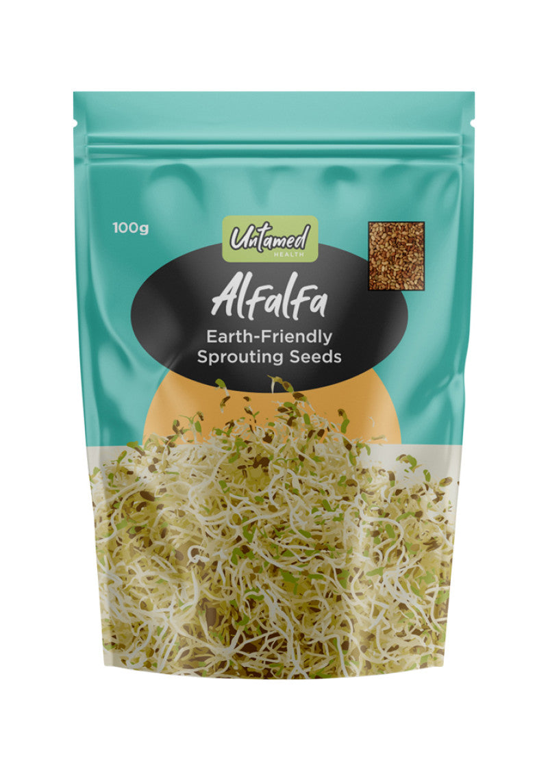 Untamed Health Sprouting Seeds (org Grown) Alfalfa 100g