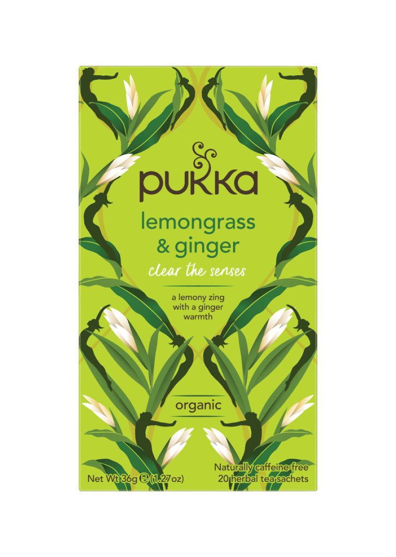 Pukka Org Lemongrass And Ginger X 20 Tea Bags