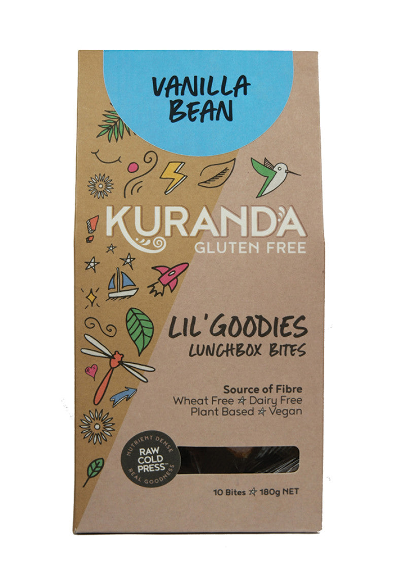 Kuranda Gluten Free Lil Goodies LunchBites Vanilla Bean 18g x 10 Pack