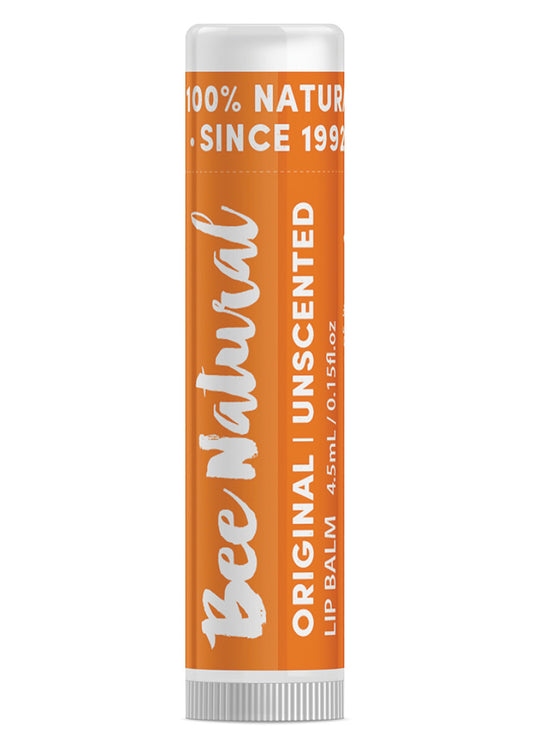 Bee Natural Lip Balm Stick Unscented 4.5ml