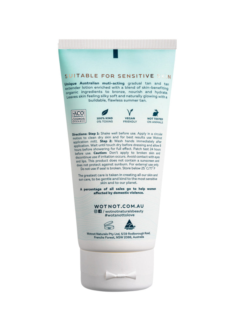 Wotnot Nat Glow Organic Tan Gradual 130ml