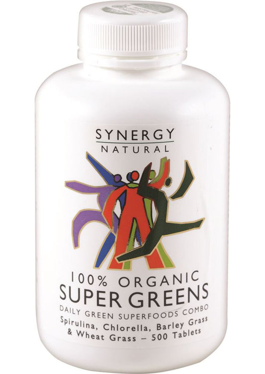 Synergy Natural Organic Super Greens 500t