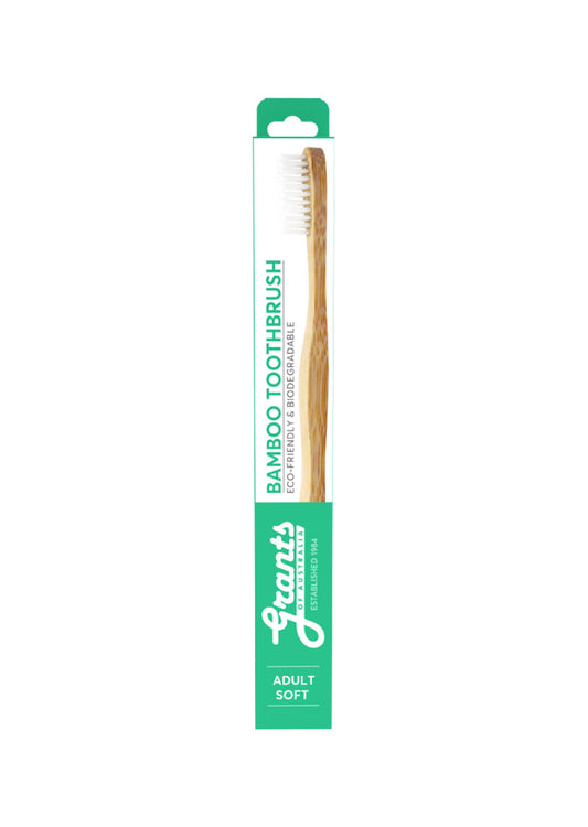 Grants Toothbrush Bamboo Adult Soft