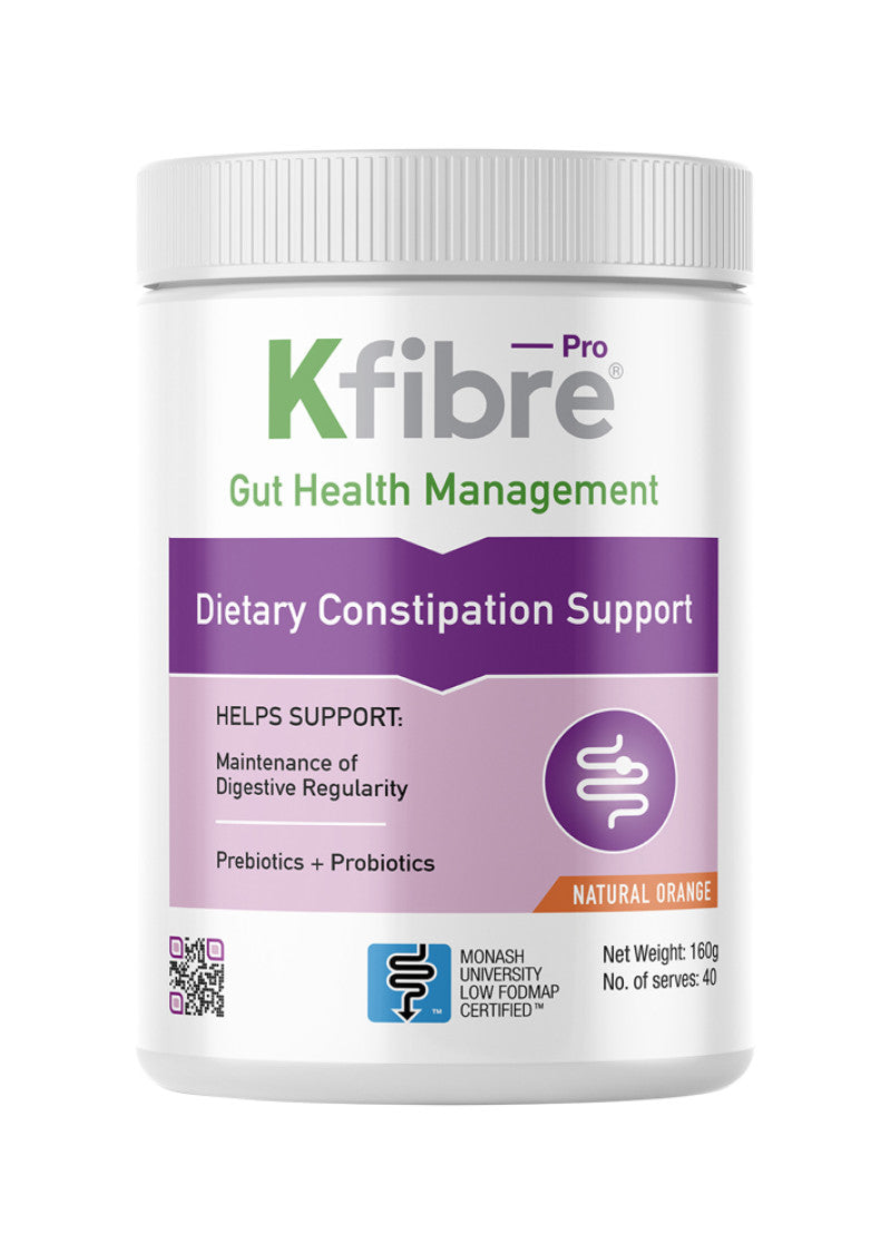 Kfibre Pro Dietary Constipation Support Natural Orange Tub 160g