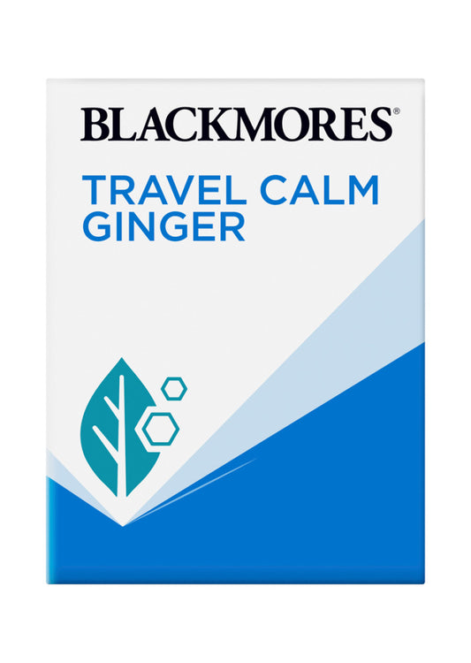 Travel Calm Ginger Cap 400mg Blackmores