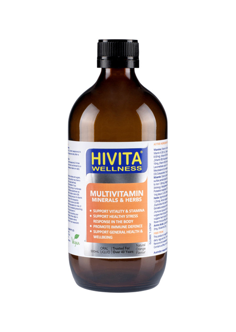 Hivita Multivitamin Minerals and Herbs 500ml