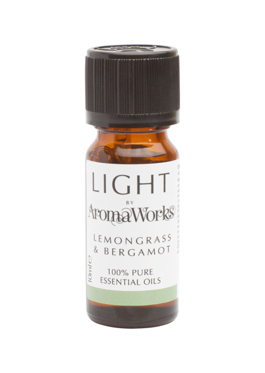 AromaWorks Light Essential Oil Blend Lemongrass and Bergamot 10ml