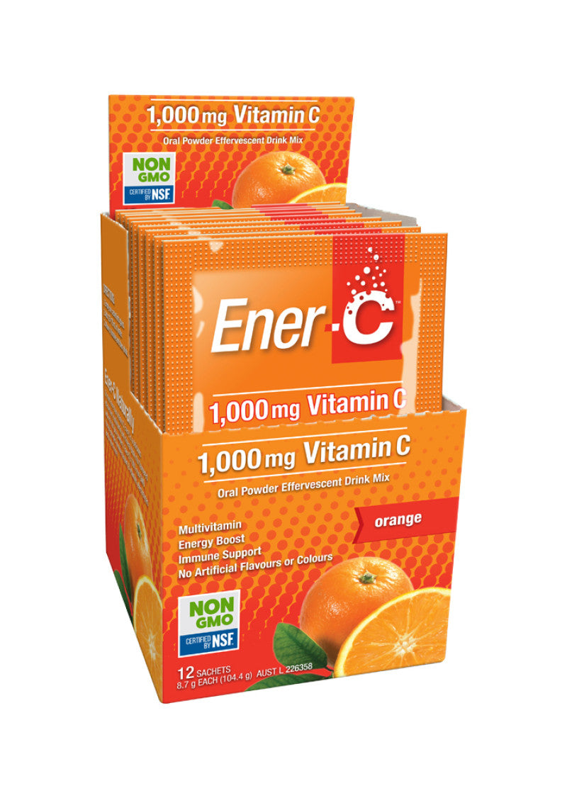 Martin Pleasance Ener C Vit C Orange Sachet 8.7g x 12 Pk