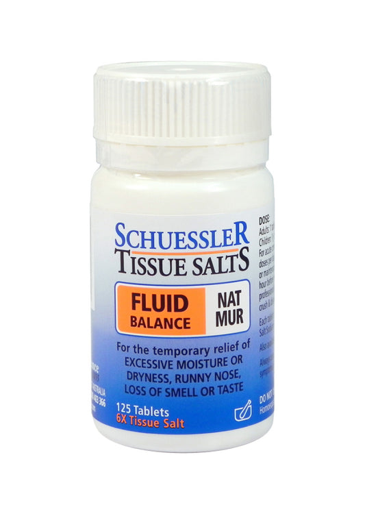 Martin Pleasance Tissue Salts Nat Mur (fluid Balance) 125t