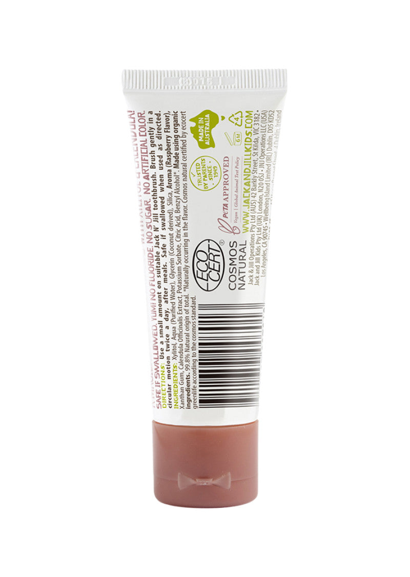 Jack N' Jill Natural Calendula Toothpaste Raspberry 50g