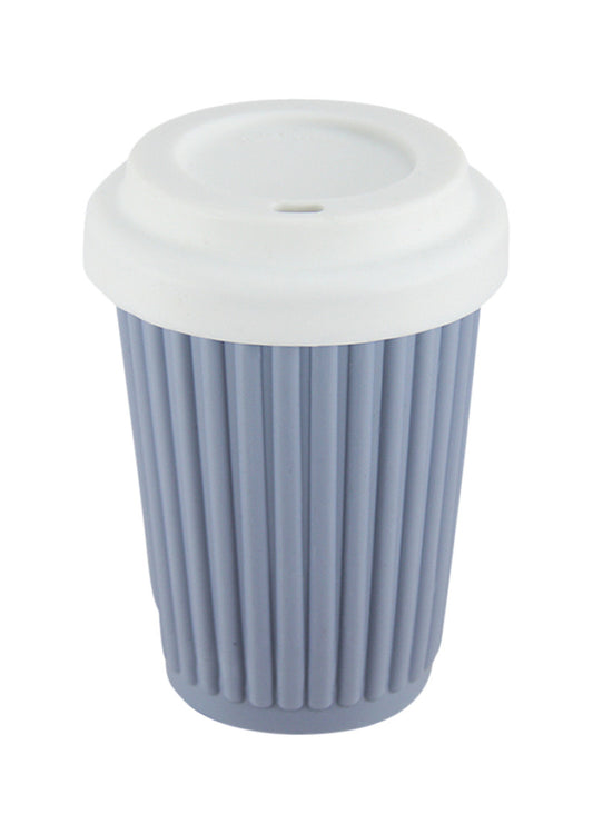 Onya Reusable Coffee Cup Grey Blue 355ml