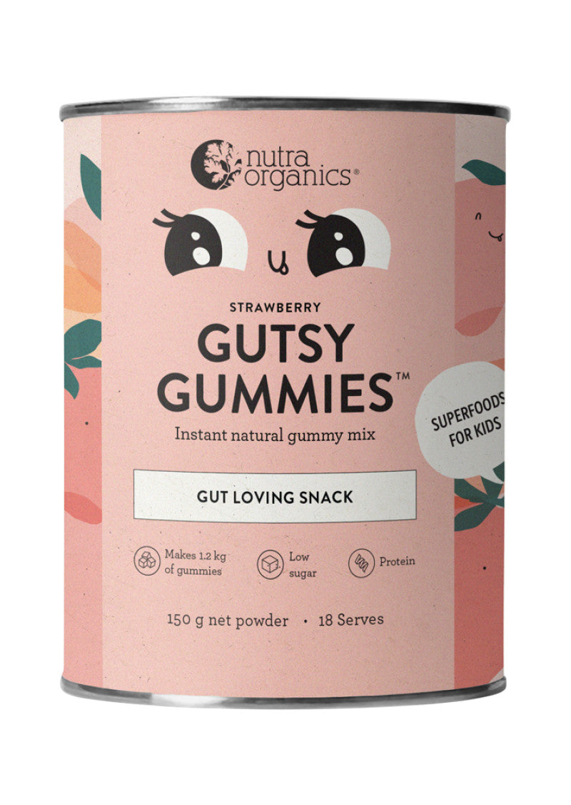 Nutra Organics Kids | Gutsy Gummies Strawberry 150g