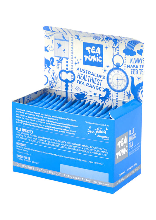 Tea Tonic Organic Blue Magic Tea x 20 Tea Bags