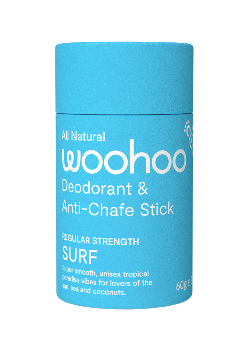 Woohoo Deodorant and Anti Chafe Stick Surf 60g