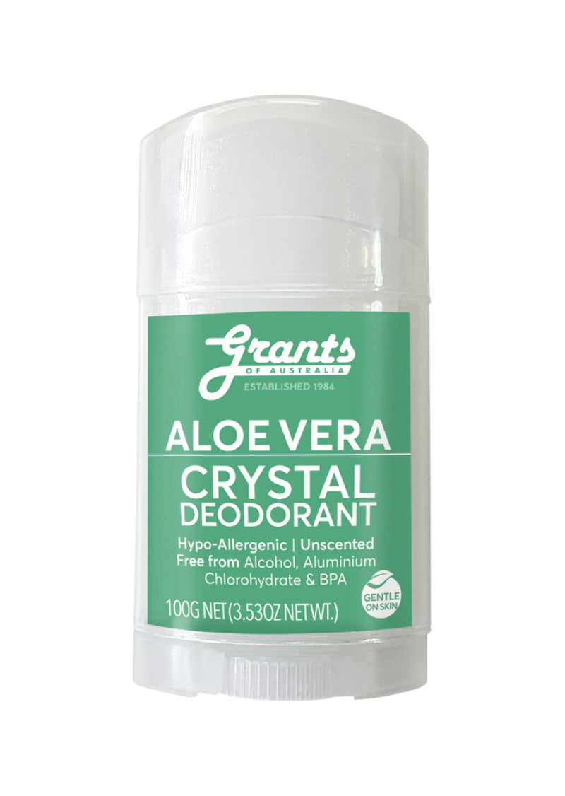 Grants Deodorant Crystal Stick Aloe Vera 100g