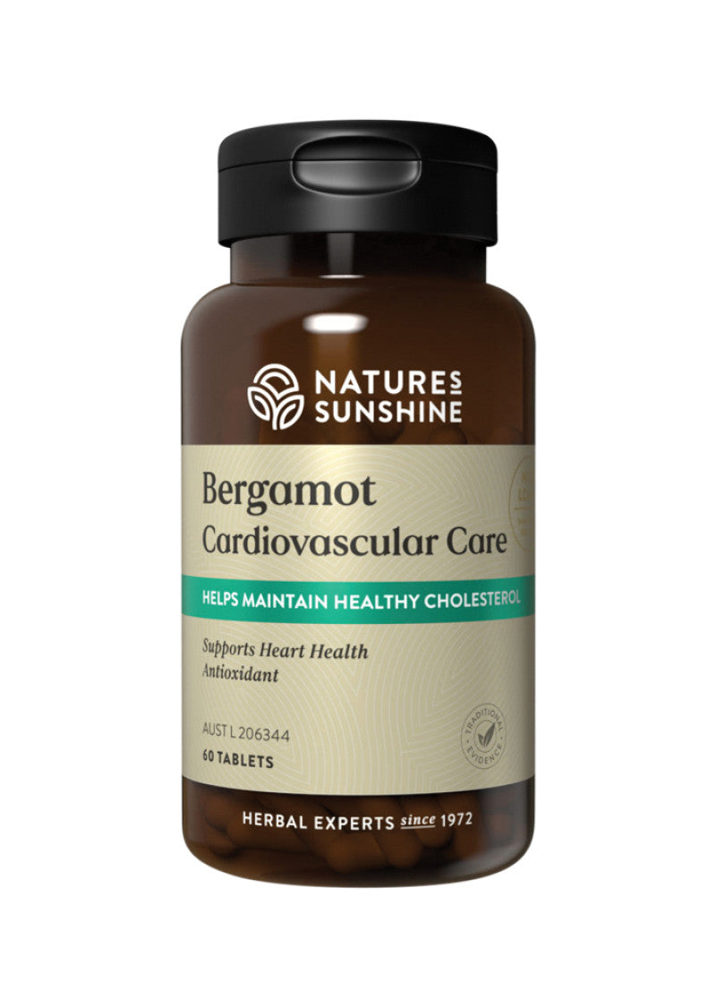 Nature's Sunshine Bergamot Cardiovascular Care 60t