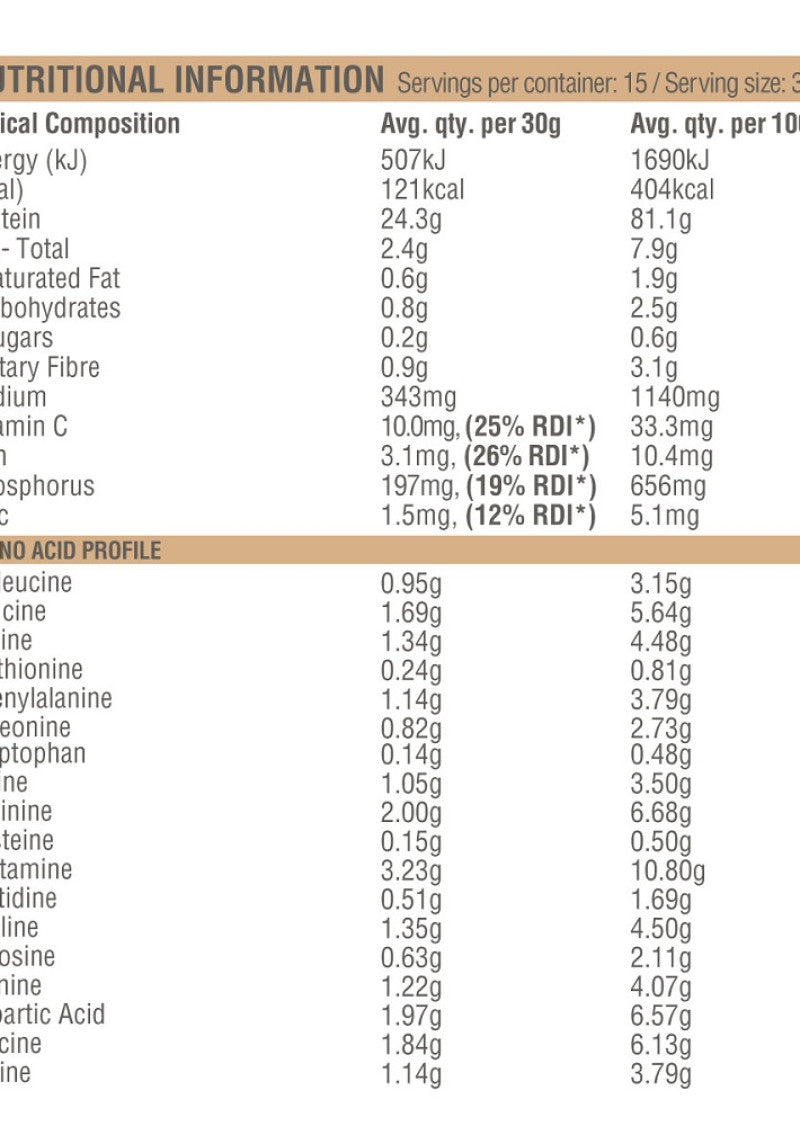 Amazonia Raw Protein Collagen Plus Choc Hazelnut 450g