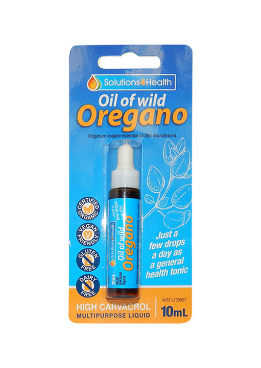 Solut 4 Health Org Oil Wild Oregano 10ml