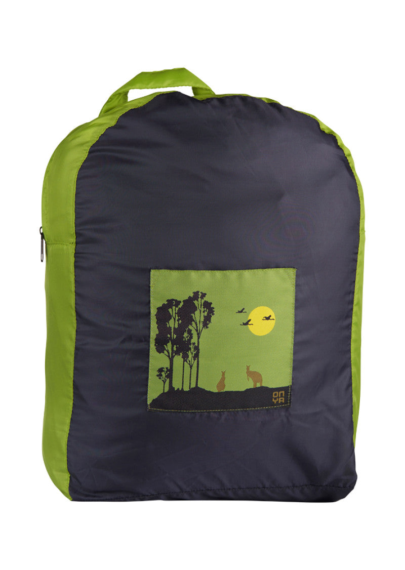 Onya Backpack Charcoal Apple Kangaroo