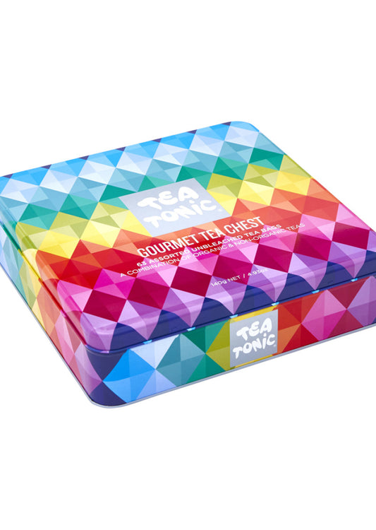 Tea Tonic Tin Tea Chest Deluxe x 63 Tea Bags