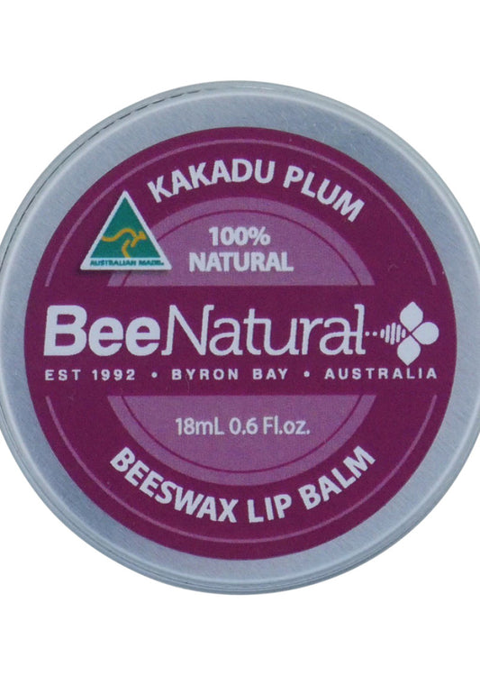 Bee Natural Lip Balm Tin Kakadu Plum 18ml